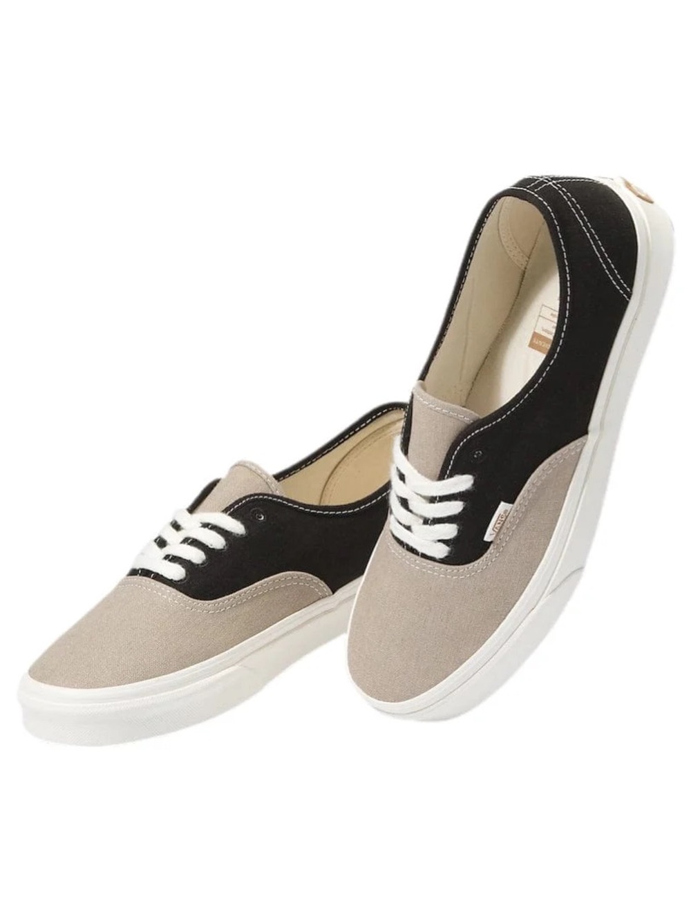 Vans Classic Two-Tone Canvas Unisex Sneakers - Black & Gray